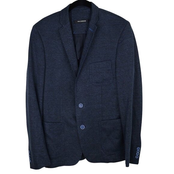 Roy Robson Mens‎ Viscose Sport Coat Jacket Slim Fit Stretch Size 38 - Picture 1 of 14